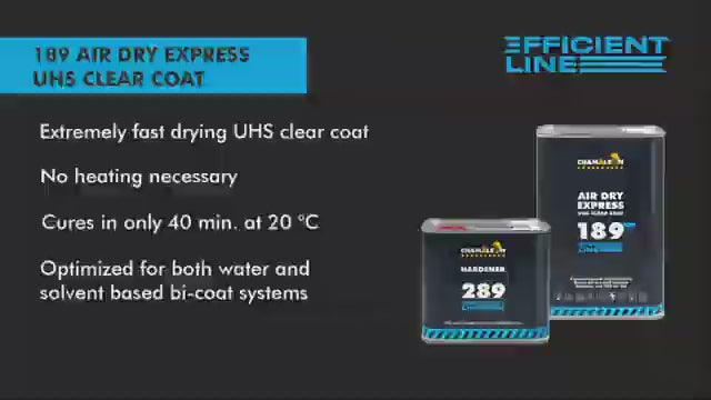 189 Air Dry Express UHS Clear Coat With Hardener